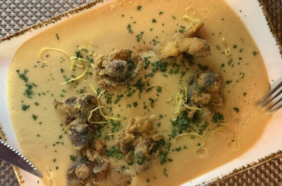 Seafood in Poznań: Octopus at Imaginarium